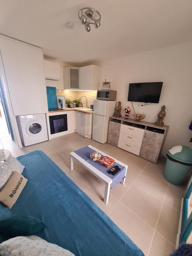 Appartement Vue Mer,Acces Direct Plage,Fibre,Clim,Parking Public Gratuit Le Barcarès Eksteriør billede